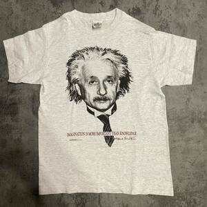 超希少 USA製 アンダジア ANDAZIA 90s ビンテージ　アインシュタイン tシャツ M 相対性理論 偉人 音楽家 アメリカ製 シングル