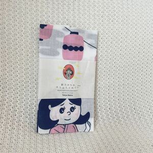 ★新品★非売品★数量限定★駅乃みちか★はらはら手ぬぐい★東京メトロ★てぬぐい★手拭い★ハンカチ電車★みちかちゃん★鉄道グッズ★白