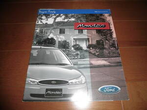 フォード　モンデオ　【初代後期　カタログのみ　1999年　15ページ】　セダン/ワゴン　