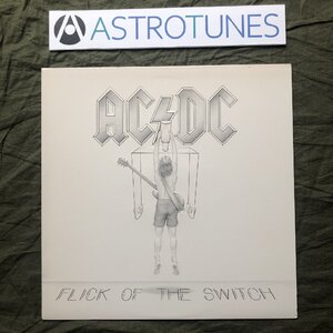 美盤 良ジャケ 1983年 米国盤 AC/DC LPレコード 征服者 Flick Of The Switch クラシックロック アンガス・ヤング