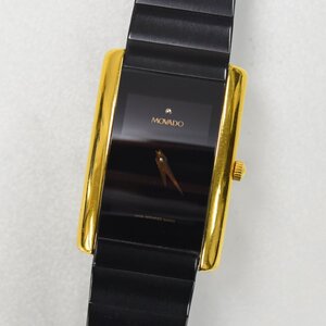 1円 可動品 腕時計 モバード MOVADO 87.C1.420.2 クォーツ レディース 同梱不可