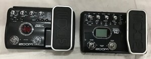 管理番号=b2887436【中古】ZOOM [G2.1u] ＆ [G2.1 Nu] GUITAR EFFECTS PEDAL SET JUNK ズーム エフェクター2個セット ジャンク 現状渡