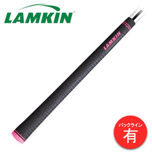 LAMKIN ラムキン クロスライン スリム グリップ ブラック・ピンク サイズ58 バックライン有り