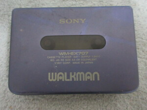 ●SONY WALKMAN WM-EX707●ソニー ウォークマン カセットプレーヤー●動作未確認●