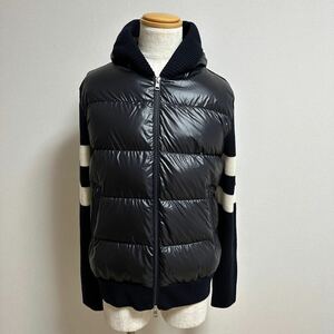 【未使用品】MONCLER モンクレール 23-24AW ゲージニット ダウン パーカー カーディガン ジャケット size M メンズ