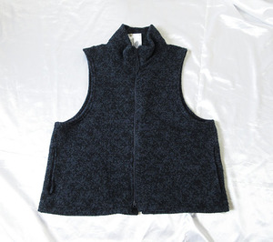 エンジニアードガーメンツ★2022fw★ High Mock Knit Vest - Sweater Knit/ Heather Navy【XS】