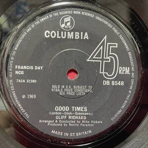 ◆UKorg7”s!◆CLIFF RICHARD◆GOOD TIMES◆