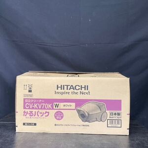 未使用品 HITACHI 日立クリーナー CV-KV70K ホワイト かるパック 紙パック式 クリーナー 掃除機 2