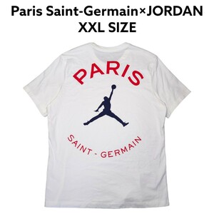 ジョーダン×パリサンジェルマン　ビッグプリント　Tシャツ　XXL ビッグサイズ　JORDAN