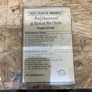 シHIPHOP,R&B FRED HAMMOND & RADICAL FOR CHRIST - PAGES OF LIFE アルバム,RARE!! TAPE 中古品