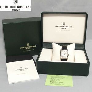 良品★FREDERIQUE CONSTANT Classic Carre FC-245X4C2/4/6 デイト クォーツ メンズ 腕時計 クラシック カレ フレデリックコンスタント★