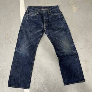 【SAMURAI JEANS 】サムライジーンズ S501XX 21OZ レギュラーストレート W33 セルビッチデニム 日本製 パンツ ビンテージ復刻 nf005