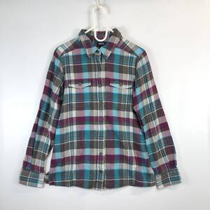 patagonia パタゴニア 53915 FJORD FLANNEL SHIRT オーガニックコットン ネルシャツ チェック 長袖シャツ 2サイズ