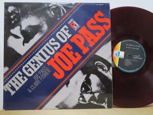 LP赤盤!★ジョー・パス / ギターの芸術 JOE PASS AND CLARE FISCHER / THE GENIUS OF (東芝ペラジャケ/RED VINYL)