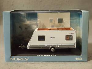 キャンピング トレーラー Caravane Caravelair Ambiance Style Norev 1/43 895000