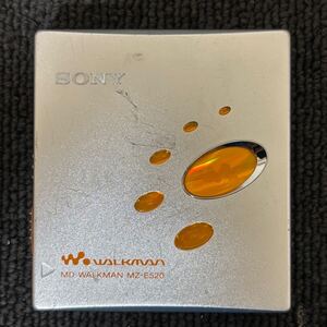 SONY MD WALKMAN ソニー MDウォークマン MZ-E520 7 ポータブルMDプレーヤー オレンジ