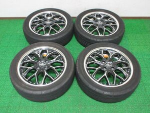 AT932【送料無料 SALE品】175/55R16 ヨコハマ 夏タイヤ ADVAN NEOVA 20年製 アルミ ホイールセット 4本 weds Kranze EVITA Klein Form 激安