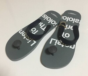 TAKAHIRO MIYASHITA TheSoloist. × GURUS サンダル 新品 GRAY タカヒロミヤシタ ソロイスト sandal ビーチ ビーサン グレー 灰