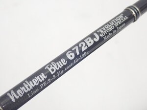 MC works エムシーワークス NORTHERN BLUE 672BJ ノーザンブルー ロッド 釣り竿 竿袋付き ¶ 70608-1