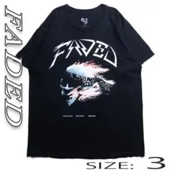 FADED フェイデッド　Tシャツ　ビンテージ　ブラック　ユニセックス　パンク