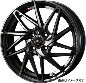 【個人宅発送可能】Weds ウェッズ 17×6.5J +42 4穴 PCD100 PBMC/TI ホイール 1本 LEONIS IT レオニス レオニス・アイティー (40584)