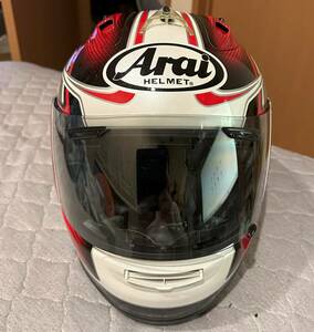 【小傷あり】Arai アライ RX-7 RR5 ペドロサGP フルフェイスヘルメット Lサイズ