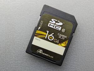 Answer SDHCカード 16GB Class10 GAMING ケース付き アンサー SDカード メモリーカード 動作確認済み