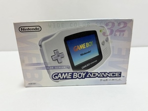 【GBA】ゲームボーイアドバンス□本体□ホワイト□