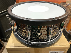 新品（送料込み）GRETSCH グレッチ スネアドラム 6.5x14" Wood Hoop Hammered Black Steel Snare S1-6514WH-BSH