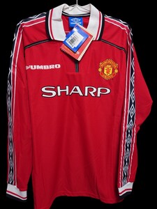 新品未使用　UMBRO　1999 マンチェスター ユナイテッド 長袖　ユニフォーム　正規品　1999 Manchester　United　