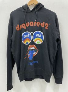 dsquared2 ディースクエアード パーカー スウェット M ブラック 黒 S71GU0361 メンズ