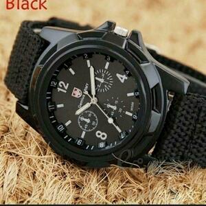 新品 腕時計 軍事モデル 黒　60