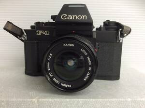 中古/現状品（ジャンク扱い）メンテナンス前提 Canon F-1 シリアル№118797 レンズ3点付き　本文にて　①円スタート送料無料