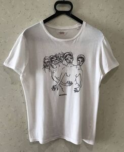 ＊ハリウッドランチマーケット H.R.MARKET 聖林公司 ARIGATO CS1062 刺繍 半袖 Tシャツ トップス 日本製 2/M BJBJ.G