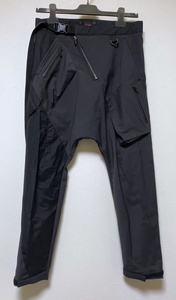 The Viridi-anne ヴィリジアン Schoeller Pants BLACK 黒　19AW VI-3103-04　透湿防水　3レイヤー　クロップド　リックオウエンス好きにも