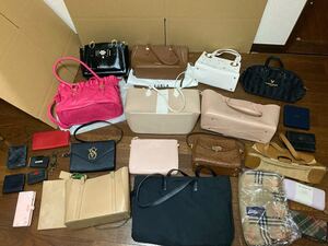 ブランド品まとめ バッグ 財布 大量 トートバッグ コーチ　GUCCI Samantha サマンサ VALENTINO FURLA PAUL&JOE ポールスミス No.2-015-9999