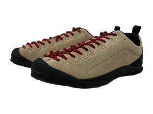 KEEN (キーン) JASPER ジャスパー SILVER MINK スニーカー シューズ スエード 1002672 US10 28cm ベージュ レッド メンズ/078