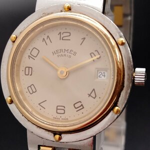 エルメス Hermes 腕時計 動作品 (クリッパー) レディース 1378976