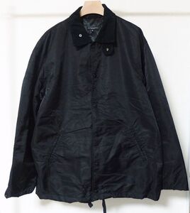 19AW Engineered Garments エンジニアードガーメンツ Ground Jacket Flight Satin Nylon グラウンド ジャケット M 黒 コーチジャケット