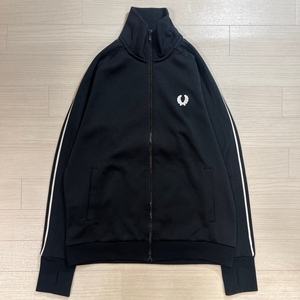 FRED PERRY×narifuri/フレッドペリー×ナリフリ/サイドテープ×バックポケット×サムホールデザイン/別注トラックジャケット/ブラック/M