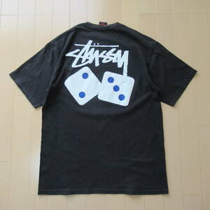 ★即決送込★ STUSSY 町田5th限定 ステューシー ダイス dice サイコロ old オールド Tシャツ 半袖 T-shirt Tee m l xl ニュービンテージ