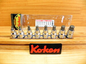 コーケン 3/8(9.5) ショート ヘックス ビット ソケットレンチ セット *Ko-ken RS3010M/8-L38