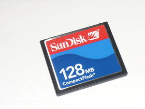 動作保証！SanDisk CFカード 128MB ①