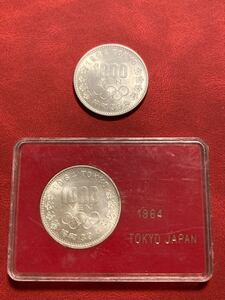 1964年 東京オリンピック 1000円銀貨 2枚