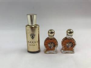 GUCCI グッチ parfum1 パルファムワンミニ香水★/JEAN DESPREZ ジャン デプレ ミニ香水×2　ミニ香水 3点セット 保管品/中古品＃182831-163