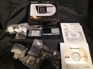 [美品] Panasonic パナソニック SD オーディオプレイヤー D-snap Audio ディースナップ SV-SD710-S シルバー