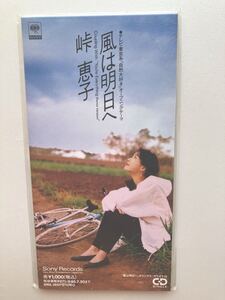 未開封 8㎝シングルCD 峠 恵子 風は明日へ 1993 自然大好き:オープニングテーマ Keiko Toge 短冊CD unopened 