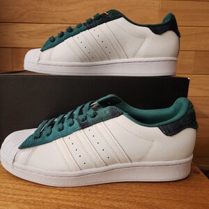 25.5cm 新品正規品 アディダス オリジナルス スーパースター “カレッジグリーン/ホワイト/メタリックゴールド adidas SUPERSTAR H00212