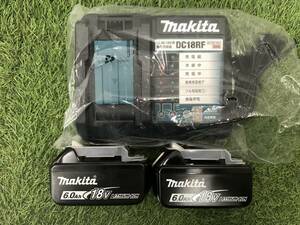 【未使用品】makita(マキタ) パワーソースキット(18V6.0Ahバッテリー×2/充電器DC18RF) ITHBRBN54DXW