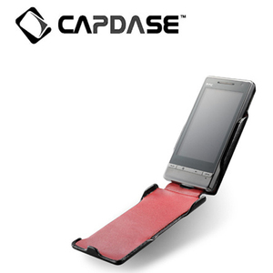 即決・送料込)【ハンドメイドケース】CAPDASE HTC Touch Diamond 2 Capparel Protective Case: Forme Black/Red